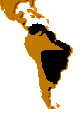 Élőhely: Dél-Amerika északi és keleti része.