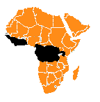 Élőhely: Afrika trópusi erdői